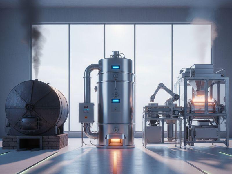 Carbonization Tech Compared Drum, Retort, and Continuous Systems