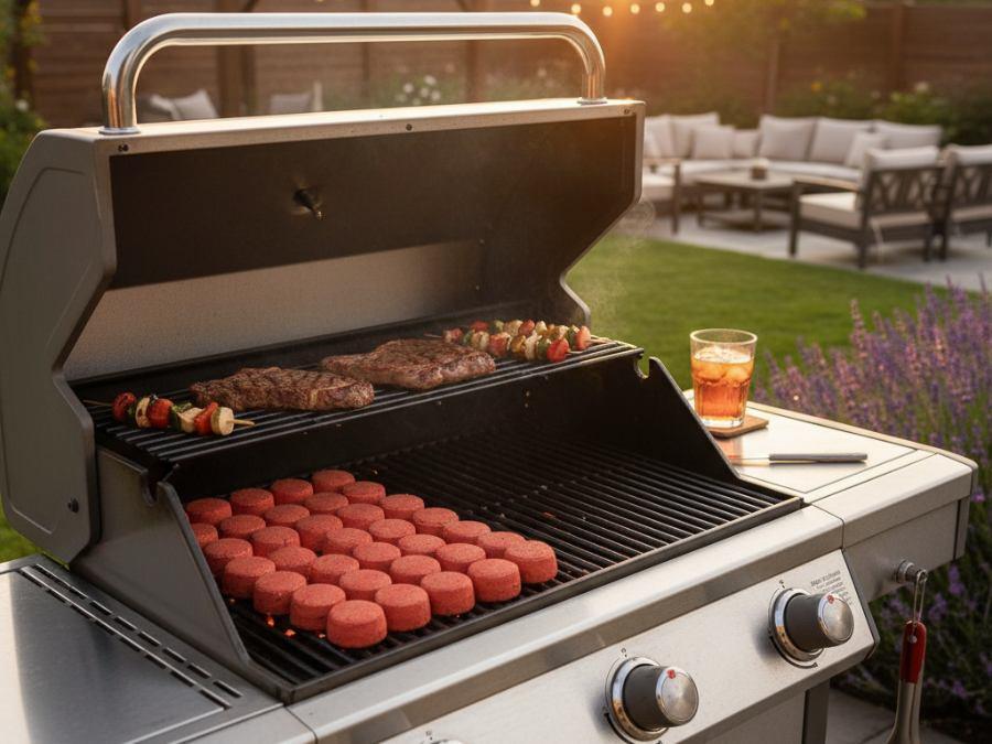 Two-Zone Grilling with Coconut Briquettes